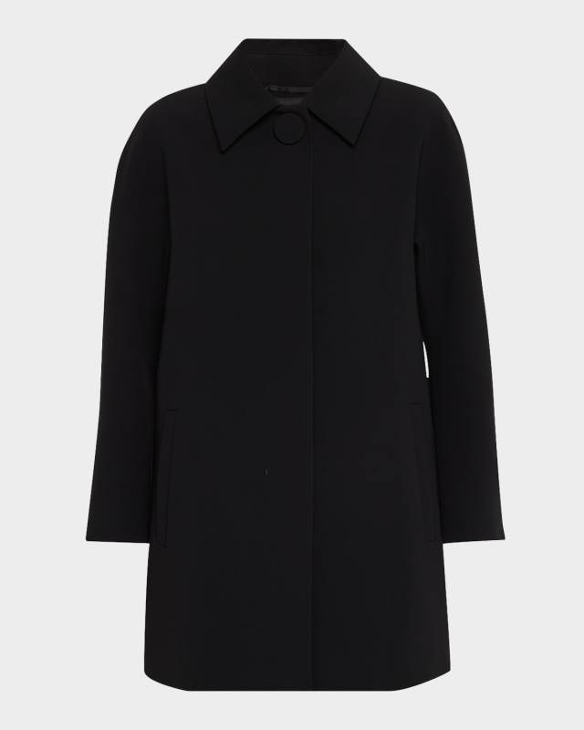 Oboe Button-Down A-Line Coat